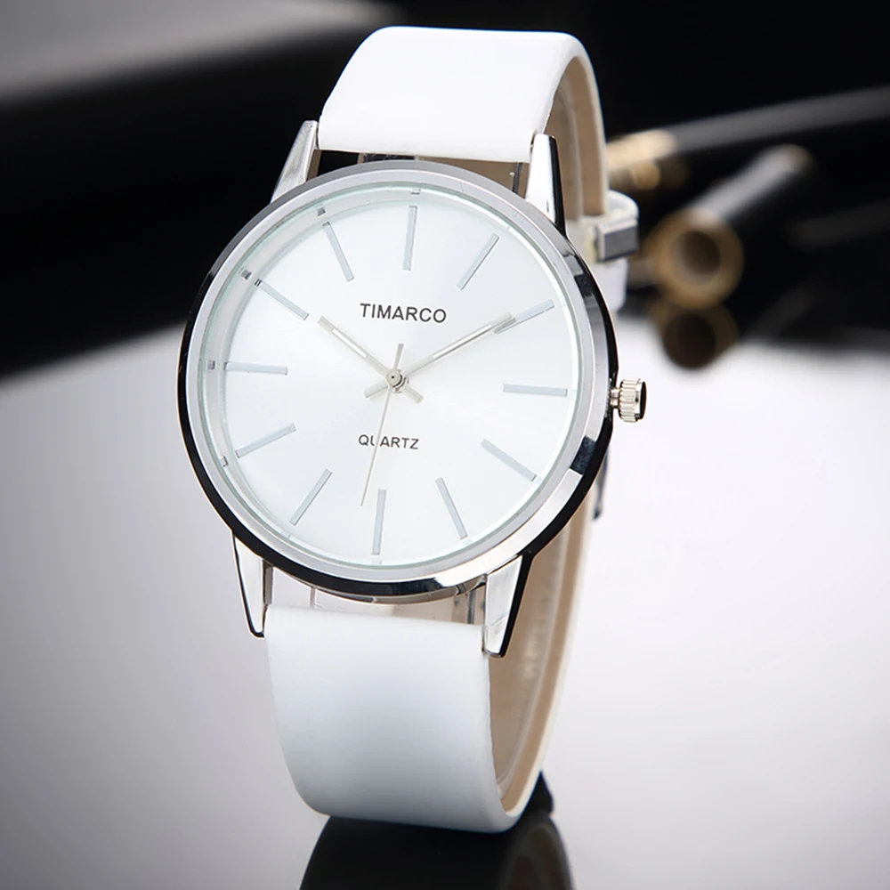 Moda feminina relógios bayan kol saati simples casual branco mulher relógio de pulso senhoras zegarek damski relógio feminino reloj mujer