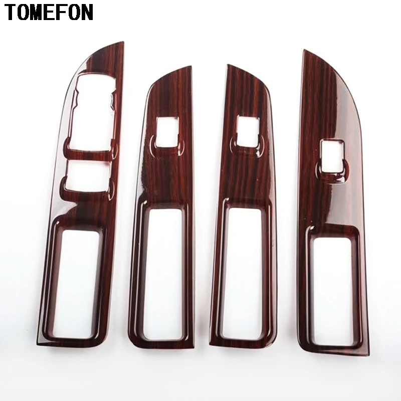 TOMEFON For Ford Explorer 2016 2017 LHD ABS Special Interior Armrest Door Window Lifter Switch Button Regulator Interior Trim