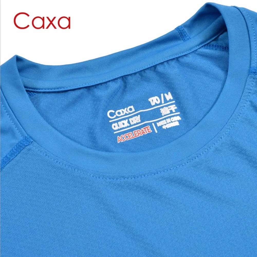 Caxa Men's Quick Dry Sport T shirt Anti Sweat Soft Gym Fitness Shirt Sunscreen Outdoor Sport Running T shirt bodybuilding Tops image 3