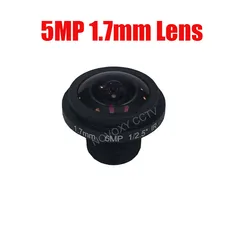 DIY 5mp Megapixel HD 1.7mm 1.8mm 185 Degrees Fish Eye Wide Angle View Board Lens 5MP 1/2.5