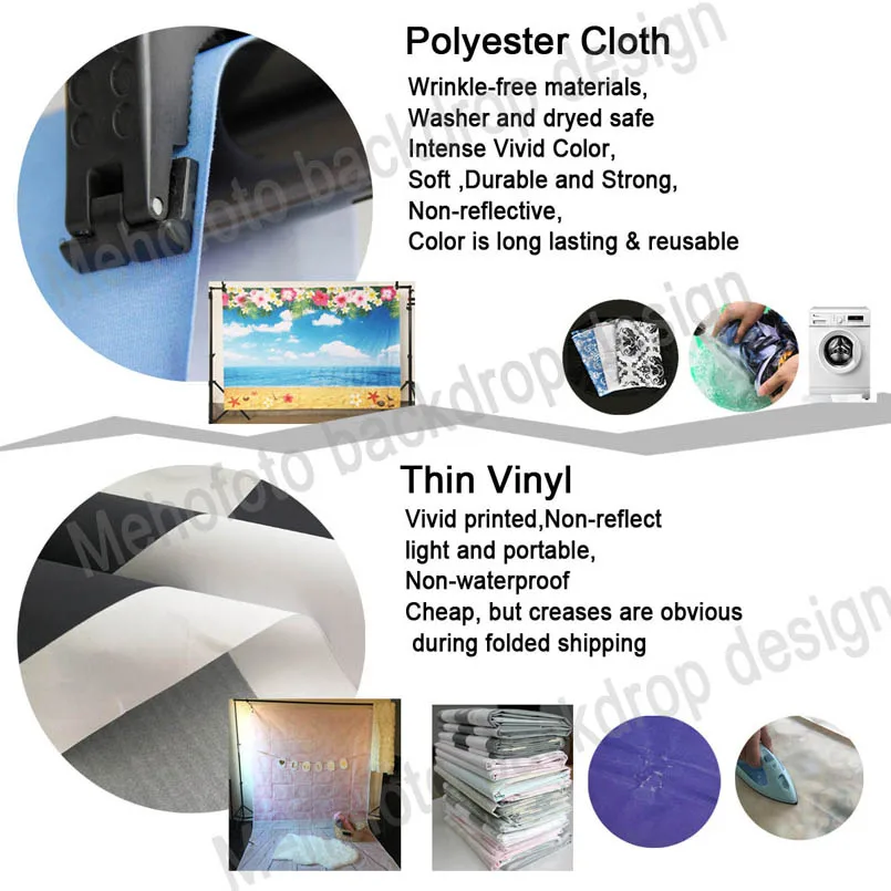 Custom Backdrop Washable Polyester Fabric Backdrop Vinyl Cloth Photo Background Banner Wedding  Birthday Party stage backdrops