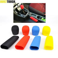 2Pc/Set Silicone Covers Shift Gear Knob Handbrake Cover For Ford Focus 2 3 Fiesta Kuga 2 Escape Gear Head Protective Collar Case