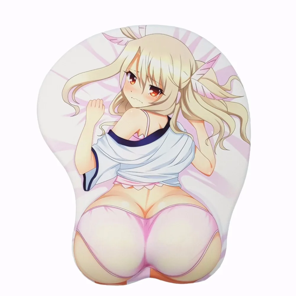 Illya Anime 3D Hip Mouse pads with Wrist Rest