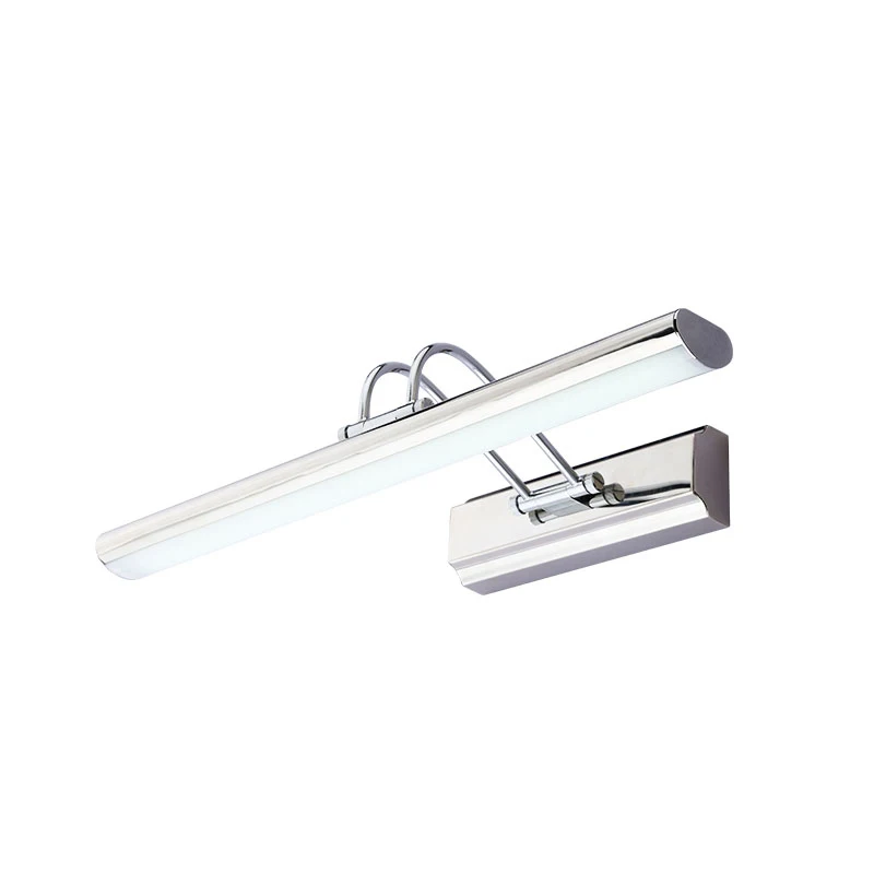 40/55/70cm 10/12/15W Led Mirror Light Stainless Steel AC85-265V Modern Wateproof Wall Lamp Bathroom Toilet Wall Light