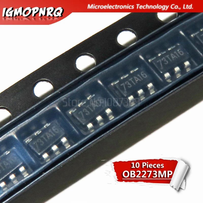10PCS OB2262MP OB2263MP OB2273MP OB2532MP OB2273 OB2262 SOT23-6 gestão LCD 100% original novo