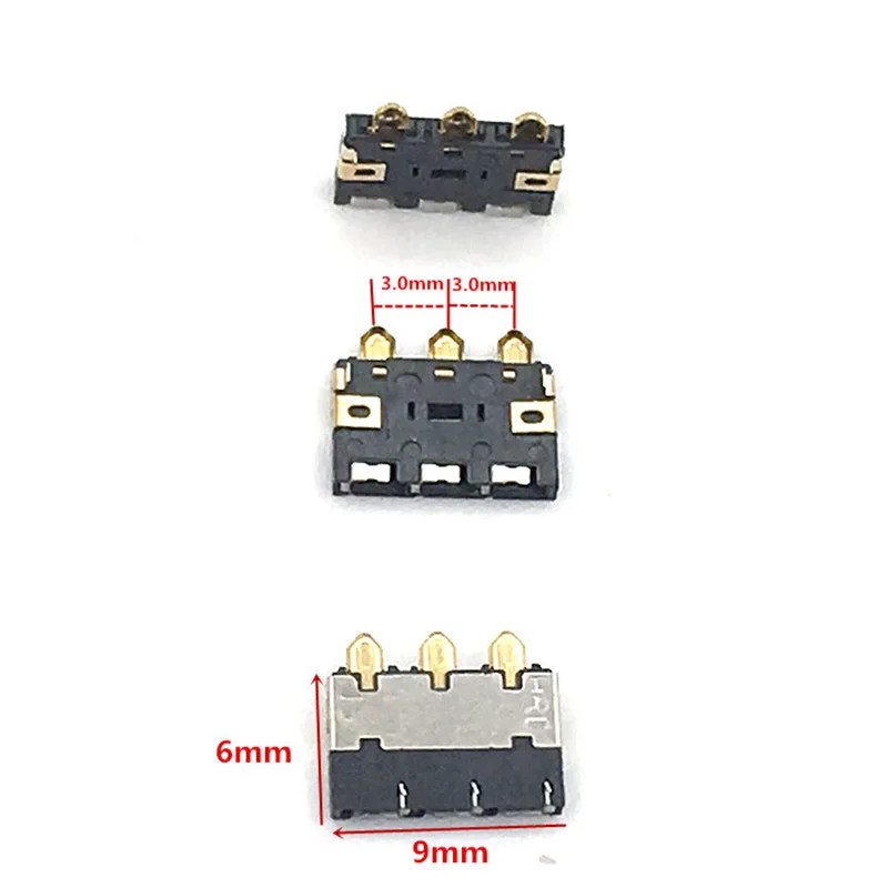 Inner FPC battery connector Hoder Clip contact replacement repair parts for ZTE Huawei Lenovo mobile phones