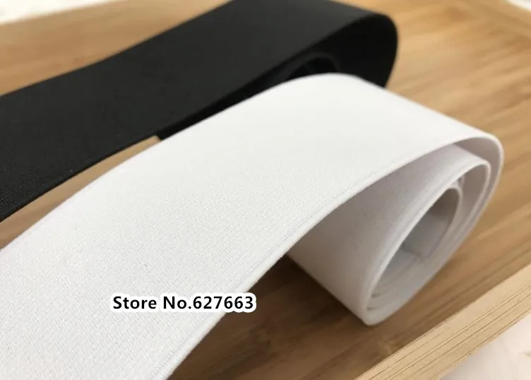 5cm high quality imported rubber band, color elastic band, double-sided and thick elastic tape clothing sewing accessories