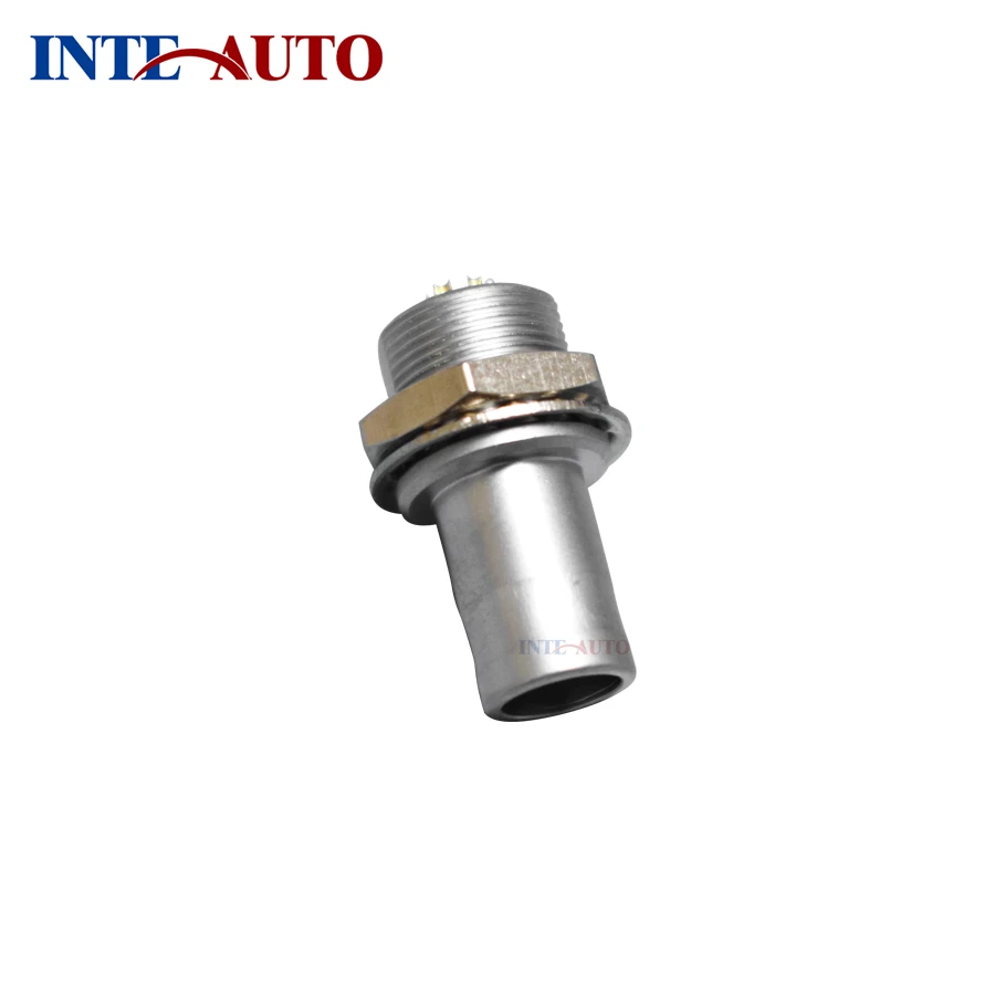 Fixed non-latching circular Push Pull brass plug short connectors compatible FAG 1B 2 3 4 5 6 7 8 10 14 16 male pins