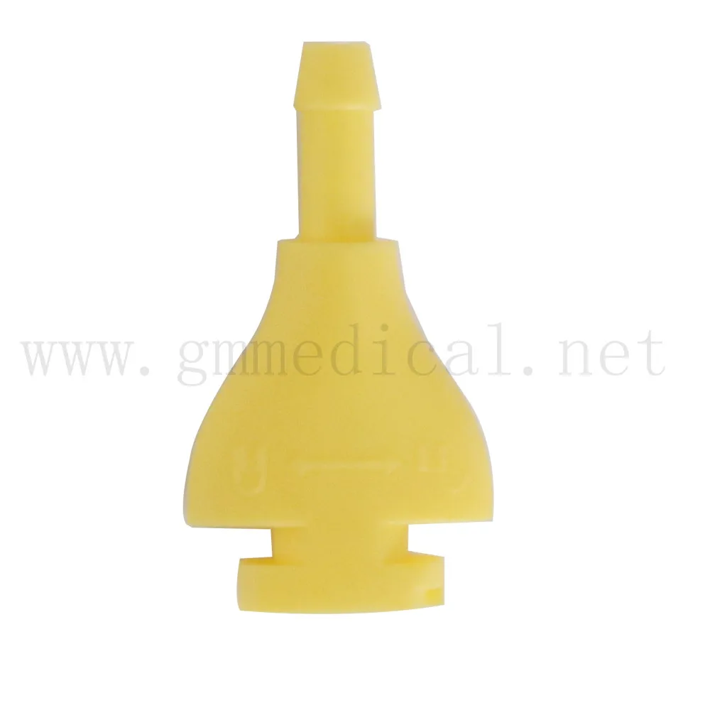 5 set/pack,NIBP cuff connector use with Philips M1597C air hose.yellow color.