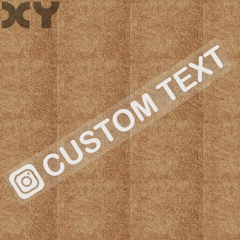 XY Personalized Custom Text For Instagram Username Waterproof Car and Motorcycle Sticker Bumper Sticker Drop Shipping