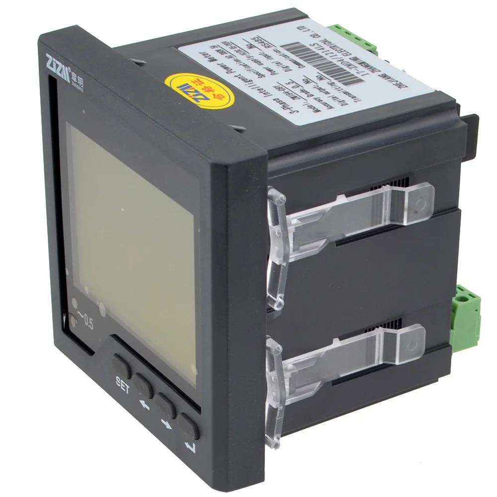 Multifunction Intelligent Digital LCD Display Three-phase Network Power Meter Ammeter with RS485 Communication Function