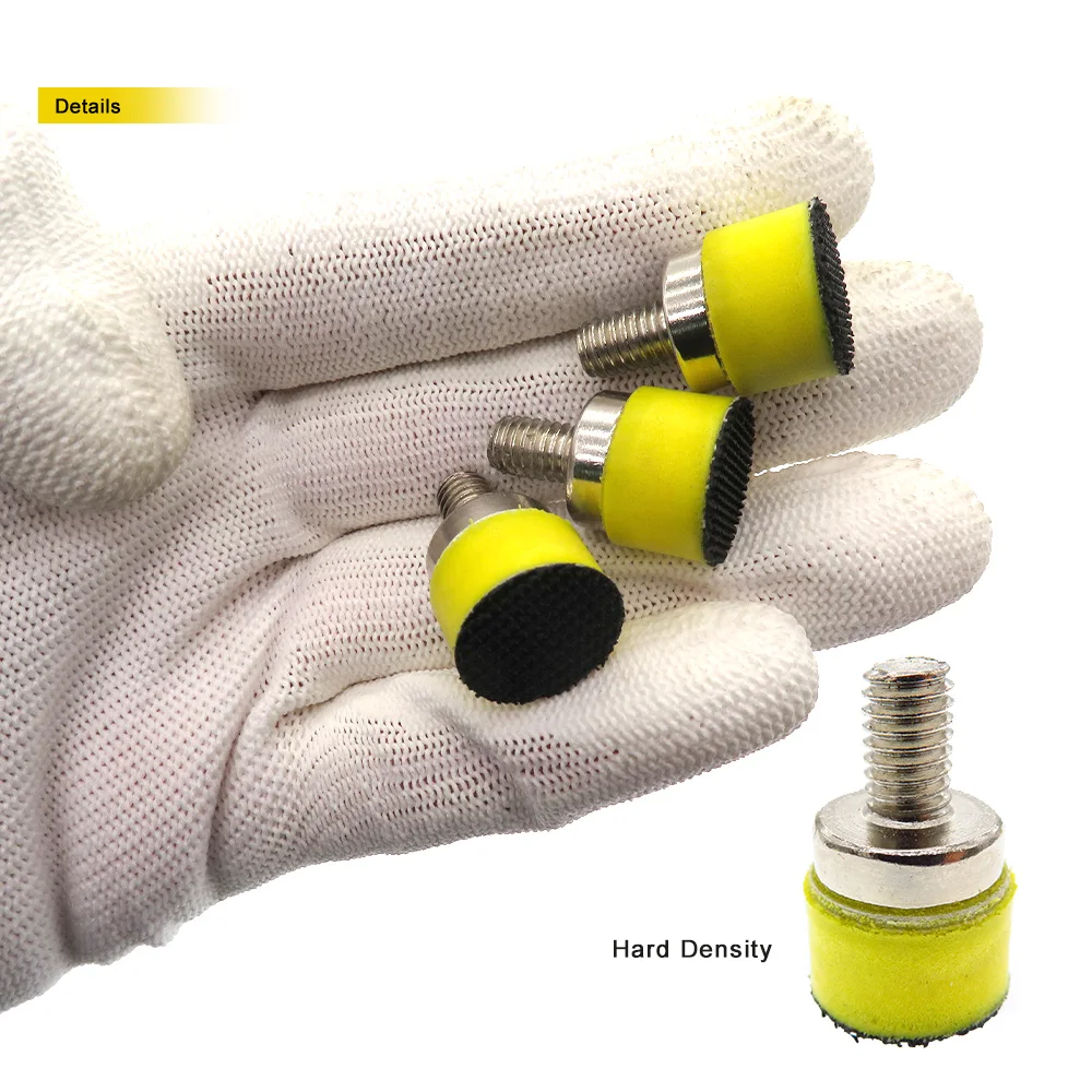 3 Chiếc 15 Mm M6 Ren Móc Và Vòng Dự Phòng Tấm Chà Nhám Chà Nhám Đĩa Lưng Miếng Dụng Cụ Điện Phụ Kiện