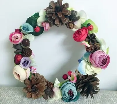 10pcs Dried Cross Plant Fruits Flower For Home Decoration Holiday Candy Boxes Bag Venue Decoration Craft DIY Accessory