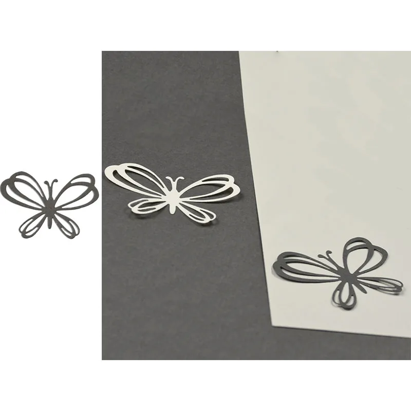 Sketched Butterfly Metal Cutting Dies Stencils for DIY Scrapbooking Album Stamp Paper Card Embossing New 2019 Die Cut