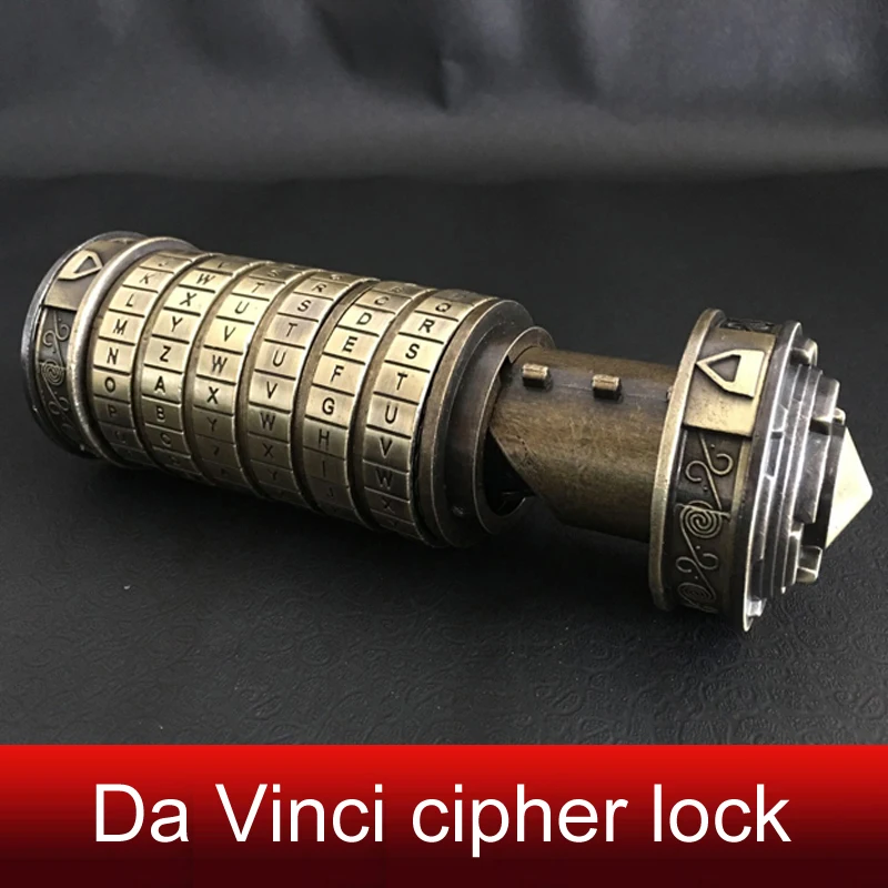 Da Vinci code lock cylinder wedding gift birthday Valentine's Day gift Escape room lock