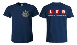 2019 Summer Hot Sale Men O-Neck T Shirt London Fire Brigade Fire Fighter Design T Shirt