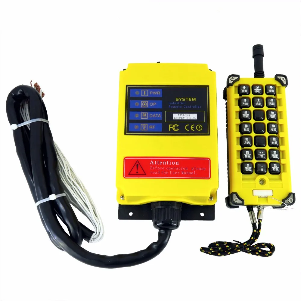 Make Button as Requiremt/21 Channels Hoist Crane Industrial Truck Radio Remote Control System Controller,hoist control switch