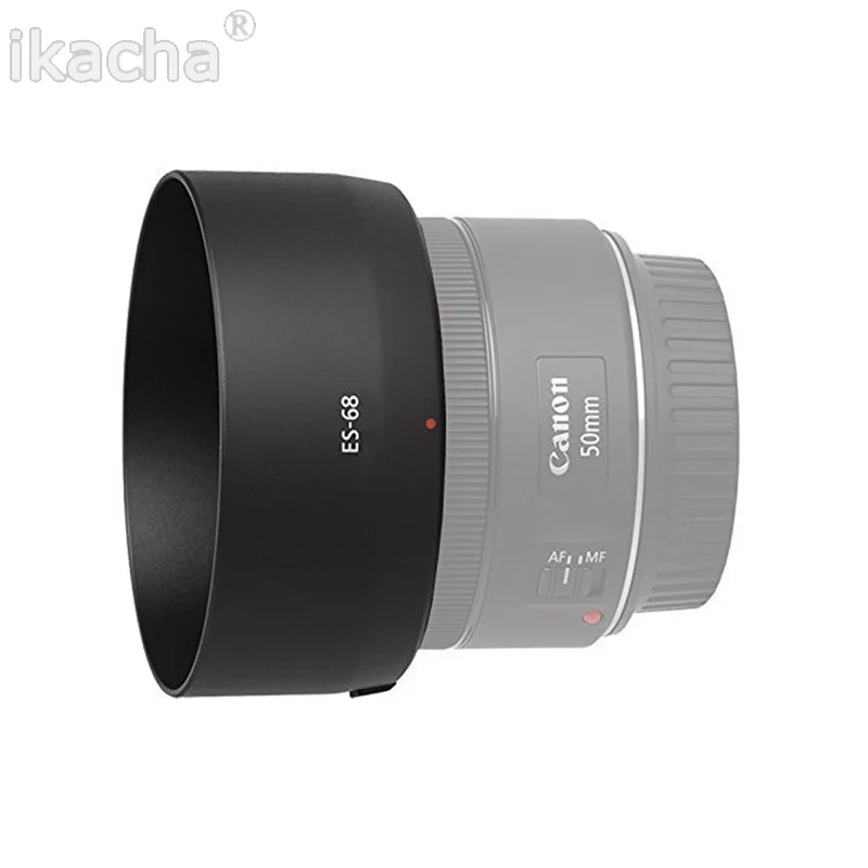 Nuovo ES68 ES-68 Camera Lens Hood per Canon EOS EF 50mm f/1.8 per STM 49mm lens protezione Accessori Della Fotocamera