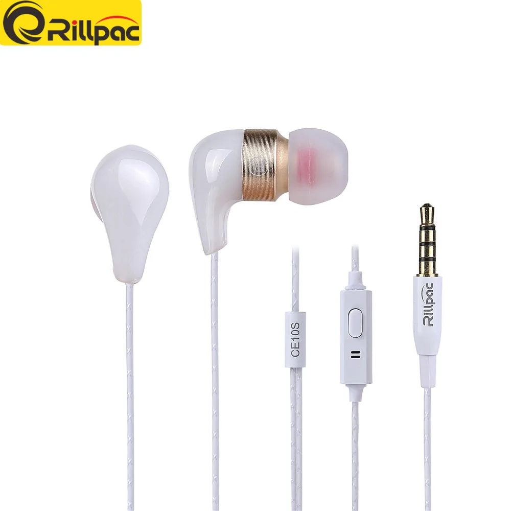 "Pac CE10S con microfono e auricolari Stereo Hifi In-Ear con isolamento acustico remoto per tutti gli smartphone