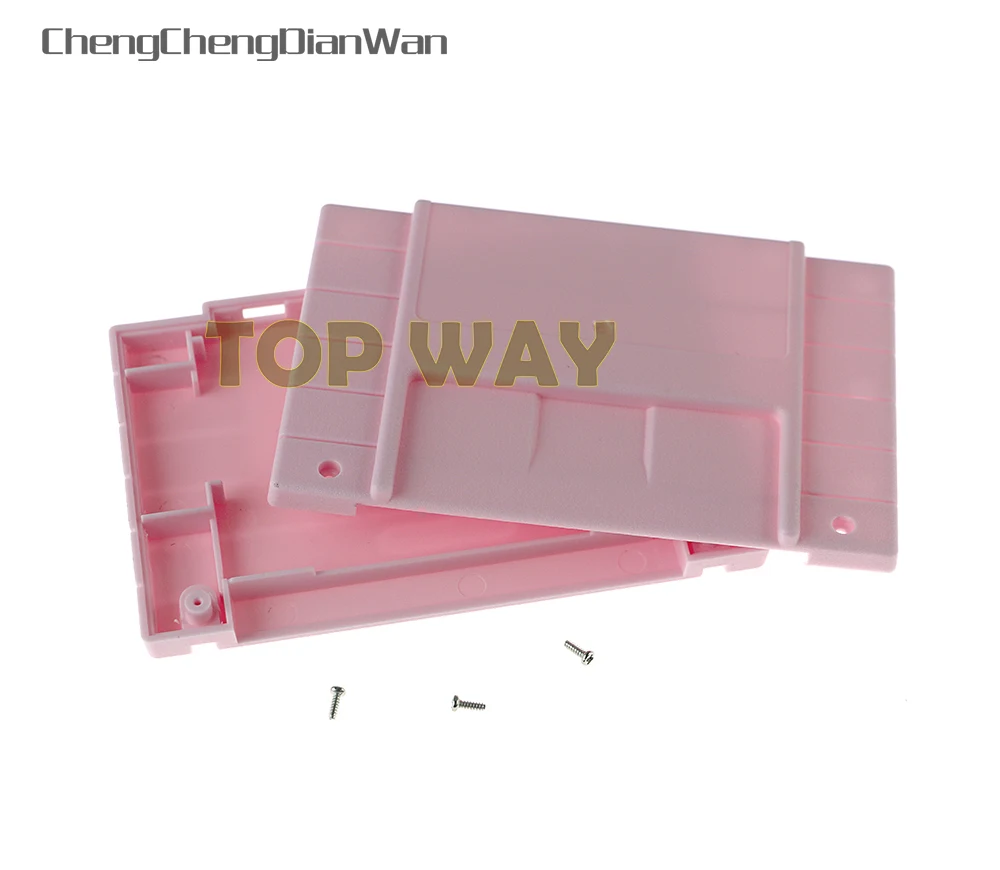 Vervanging VS-versie Games Card Housing Shell Case Cover voor SNES SFC Game Cartridge Box ChengChengDianWan