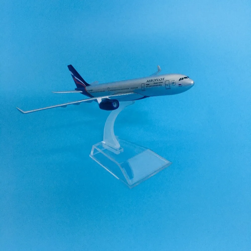 JASON TUTU 16cm Plane Airplane Model Aeroflot Airbus A380 Aircraft Model Diecast Metal Model Airplanes 1:400 Plane Toy Gift