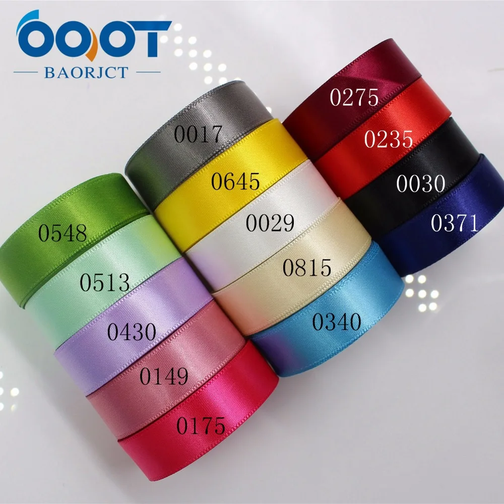 OOOT BAORJCT 1742810 16 mm 10 yards Solid Color satin ribbons,DIY materials clothing accessories,jewelry wedding packaging