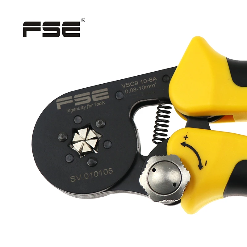 FSE VSC9 10-6A Crimping Wire Hand Tool Pliers Crimper Multifuncional Crimp 0.08-10mm 26-7AWG Plier