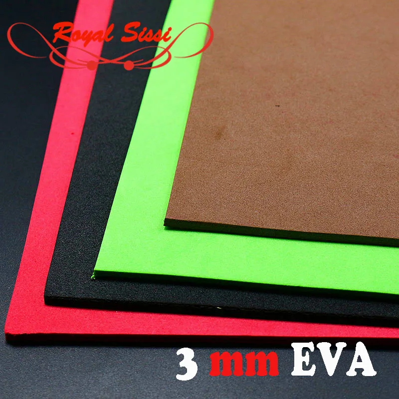 12 optional colors 3mm thick EVA Foam Sheet Fly Tying Foam Square Paper 2pcs/bag floating Buggy Cricket body Fly Tying Material