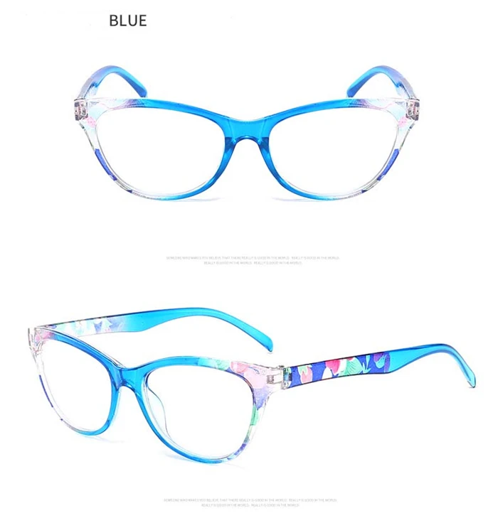 Power + 1,0 + 1,5 + 2,0 Bis + 4,0 Cat Eye Hyperopie Brille Magnifie Retro Tee/Rot/blau Rahmen Brillen Für Ältere – Detail 8
