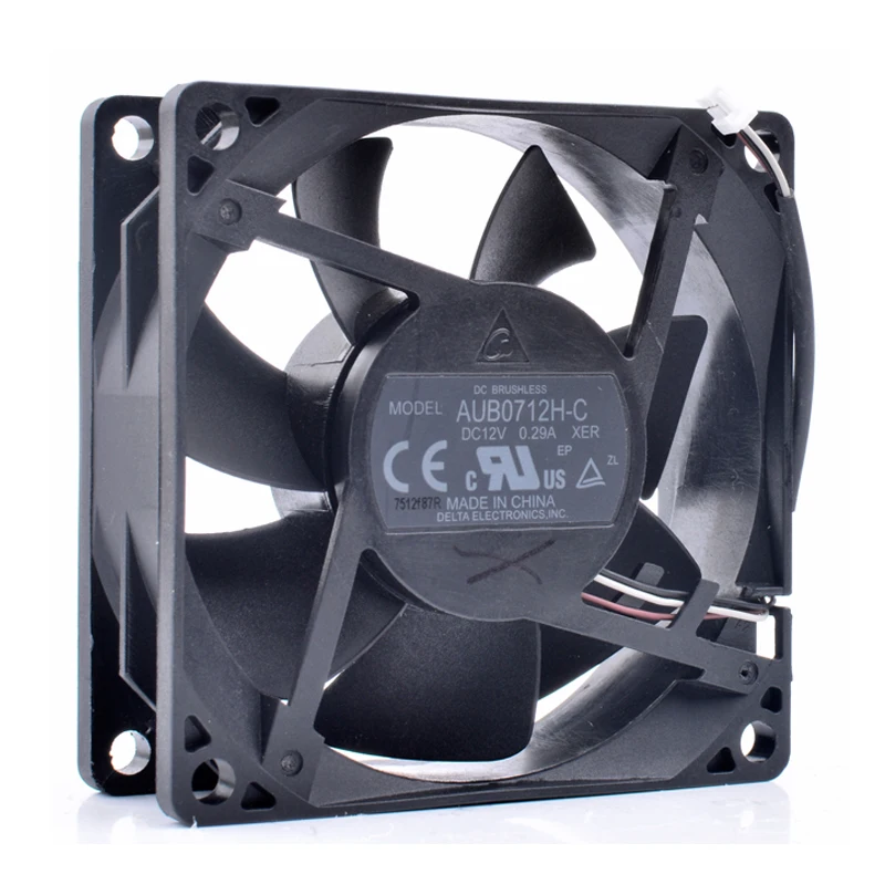 

Brand new original AUB0712H-C XER 7cm 7025 70x70x25mm 12V 0.29A 3-line projector cooling fan