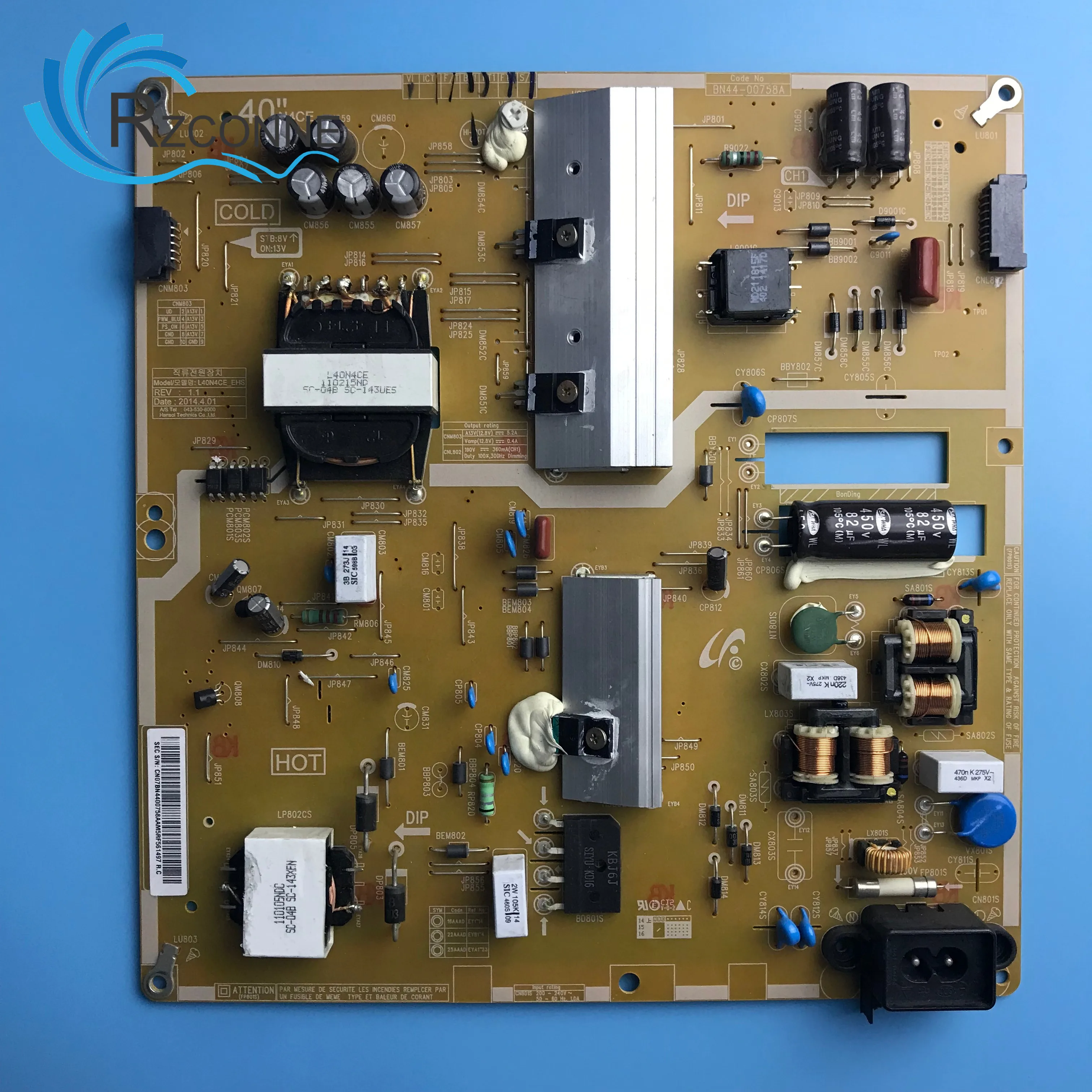 

Power Board Card Supply BN44-00758A L40NC4CE-EHS For 40 inch LCD TV UA40HU5900J