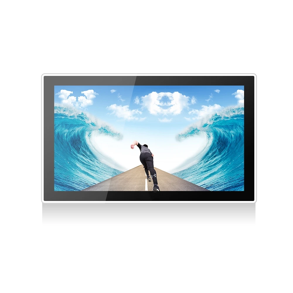 Pantalla ancha de 21,5 pulgadas, panel industrial para tableta, pc, android, frontal, resistente al agua