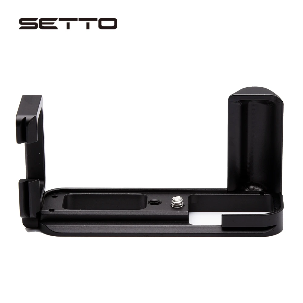 SETTO L Type Bracket Tripod Quick Release Plate Base Grip Handle For Fujifilm Fuji XT20 X-T20 X-T10 XT30 XT30 II Camera