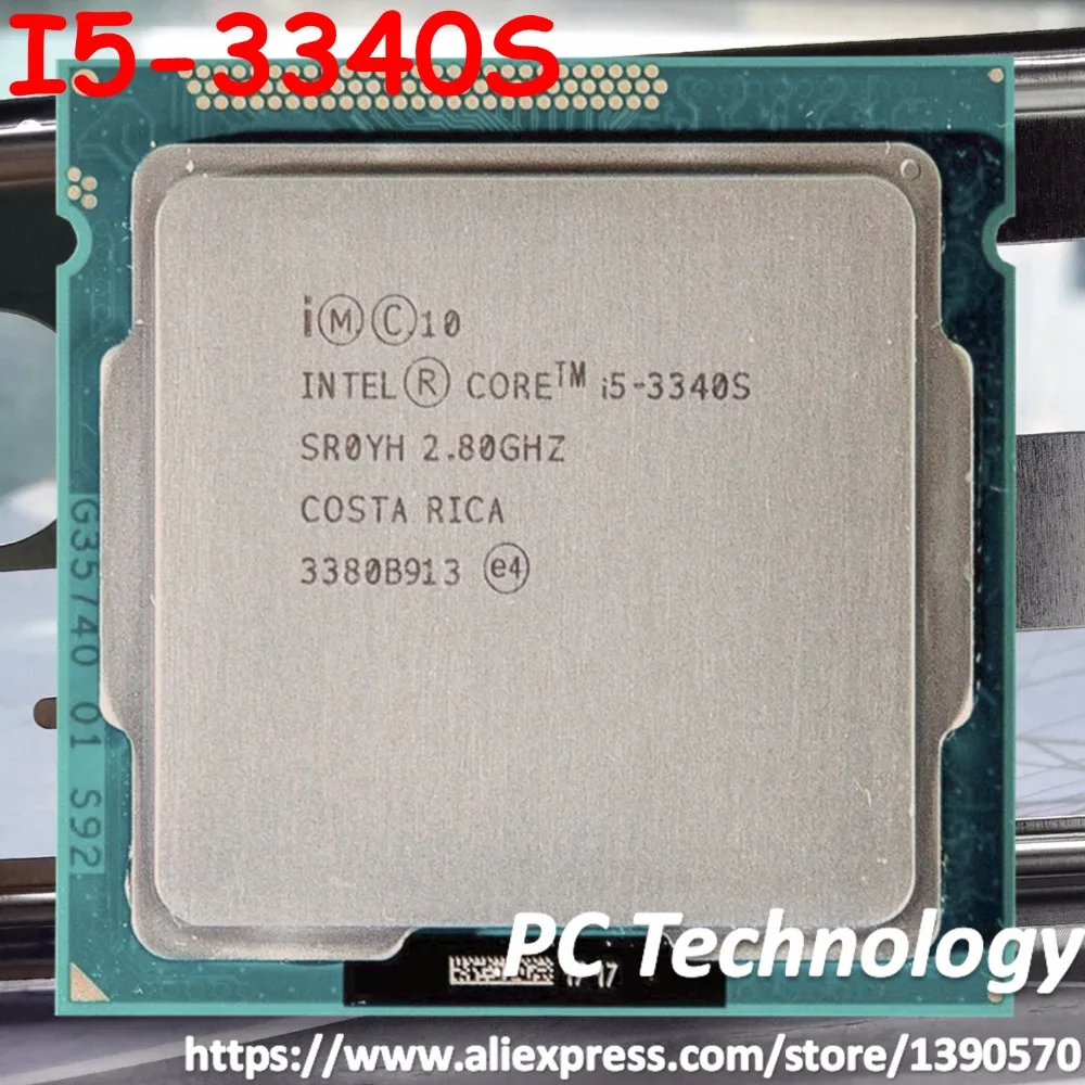 

Original Intel core I5-3340S 2.80GHz 6M LGA1155 65W desktop processor Dual Core CPU With HD Graphics I5 3340S Free shipping