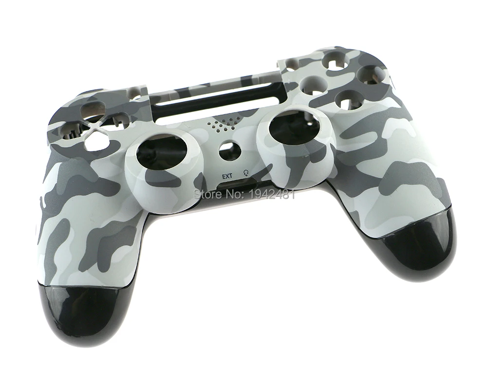 1set FOR PS4 JDS 001 JDM 011 2.0 full shell Camouflage Case Front+back Shell Housing Cover for PS4 DualShock 4 Controller