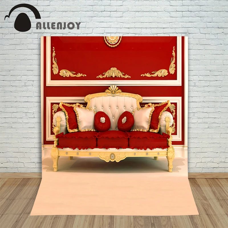 

Vinyl photo studio background Elegant luxury aristocratic chair photocall products Allenjoy backdrops