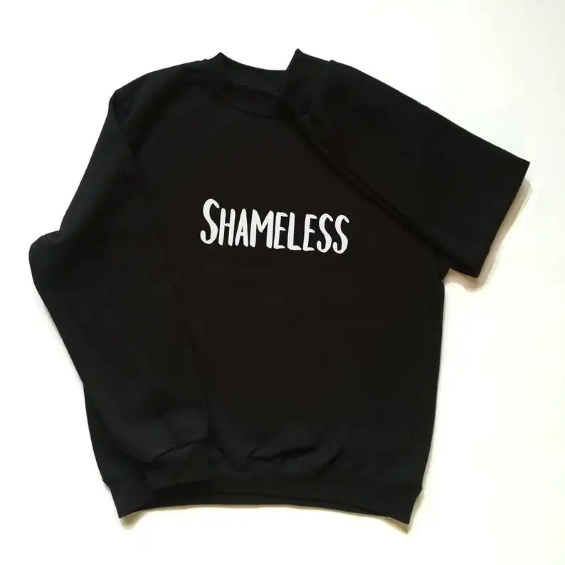 

Skuggnas New Arrival Shameless Sweatshirt Funny Birthday Gift Jumper Long Sleeved Fashion Jumper Aesthetic Clothing Drop ship