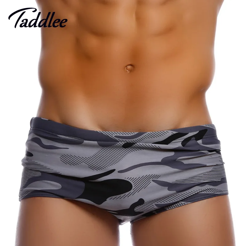 

Taddlee Brand New Designed Men Swimwear Swimsuits Low Waist Sexy Men's Swimming Boxers Surf Board Trunks Brazilian Cut Swim Wear