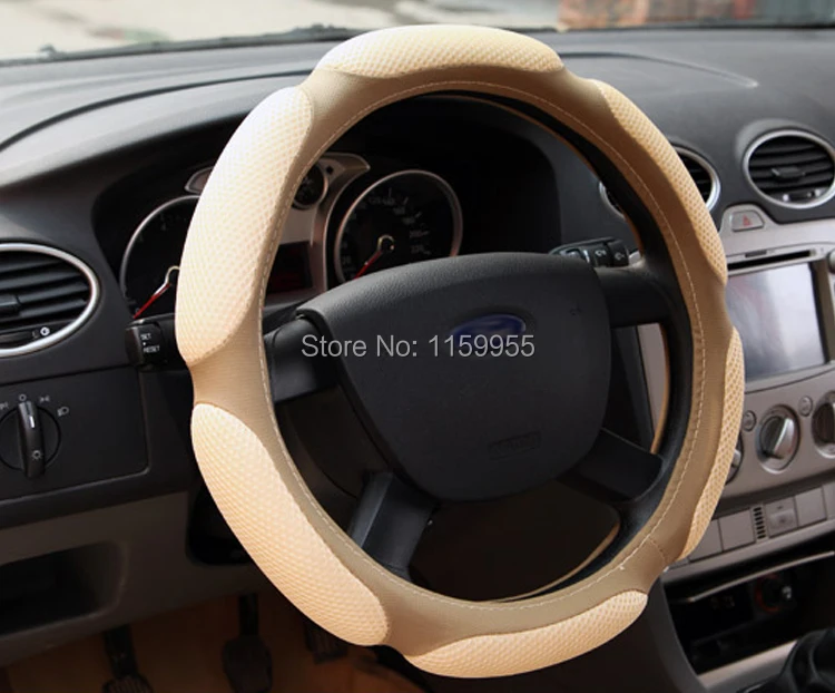 Car Steering Wheel Cover Car Cushion Interior Cover 38 Cm ix35 ix25 k2 k3 Sandwich Sport Type Car Steering Wheel Covers Movement