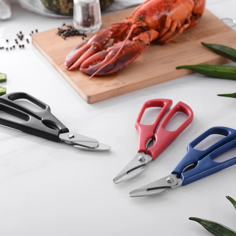 Swayboo multi-função gadget destacável lagosta cortar caranguejo garra 2cr14 aço inoxidável lagosta tesoura especial ferramentas de cozinha mão
