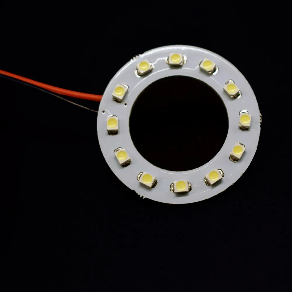 1PCS x 40mm 3528 12 SMD Angel Eyes Halo Ring Light Car Led  Headlight 5colors choose