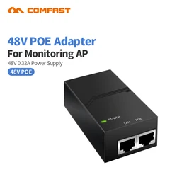 Supply 48 V 0.32A power adapter switching power supply 48v Comfast POE network switch power supply for wifi ap