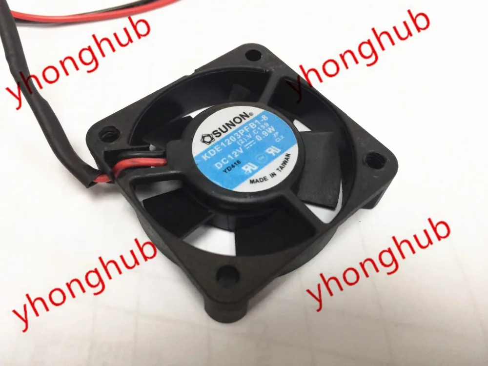 

SUNON KDE1203PFB1-8 Server Cooling Fan DC 12V 0.9W 30x30x10mm 2-Wire