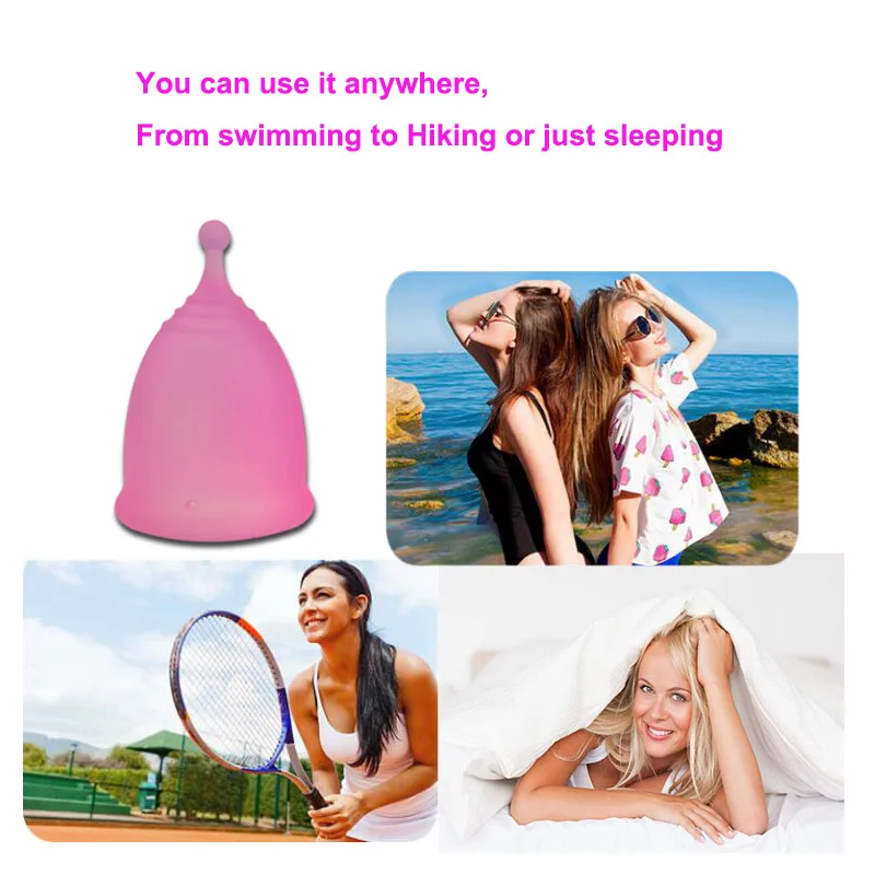 1 Pcs Mestrual Cup Hygiener Period For Women Menstruatie Cup 100% Medical Grade Silicone Menstrual Cup Coletor Menstrual