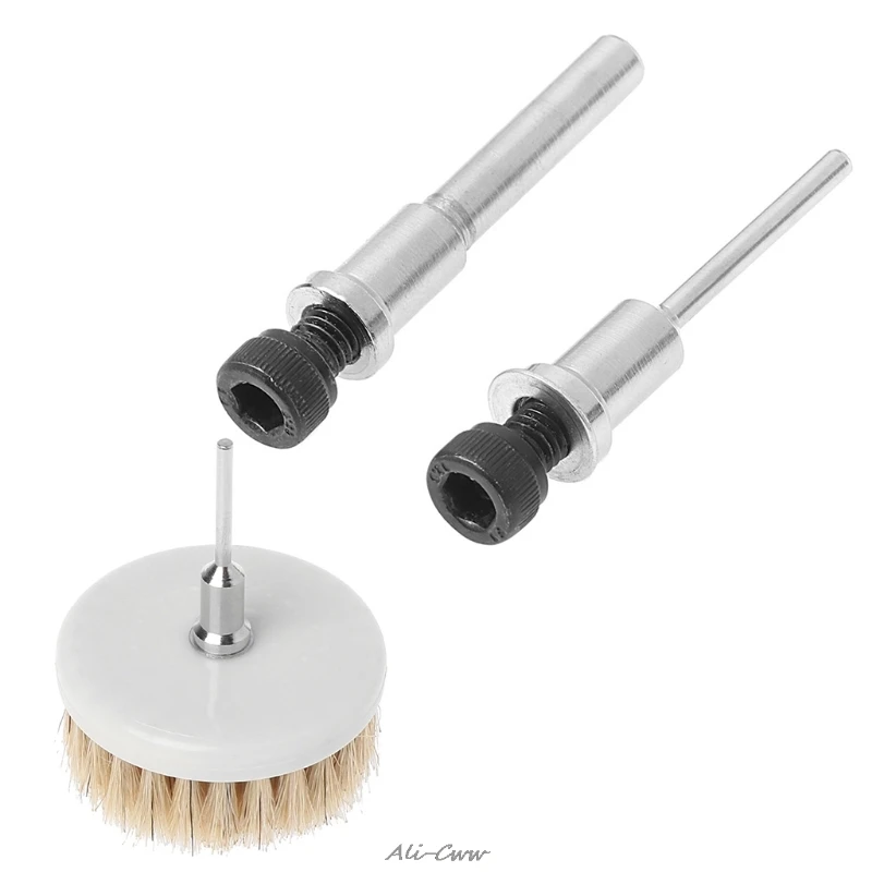 3mm 6mm Stainless Steel Rod and 60mm Drill Powered Scrub Heavy Duty Cleaning Brush With Stiff Bristles Tools
