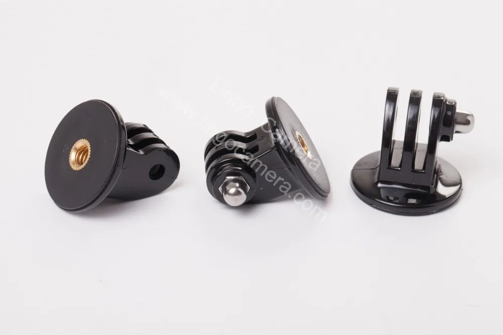 Black Tripod Mount Adapter for Gopro Hero 3+/3/2/1