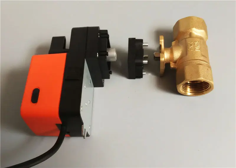 10Nm, AC220V Actuator for Electric control valve, ON/OFF type with manual override for water flow control