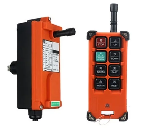 

Free Shipping F21-E1B 220V 1PC transmitter 1PC receiver Motor control button Hoist crane remote control wireless radio Uting