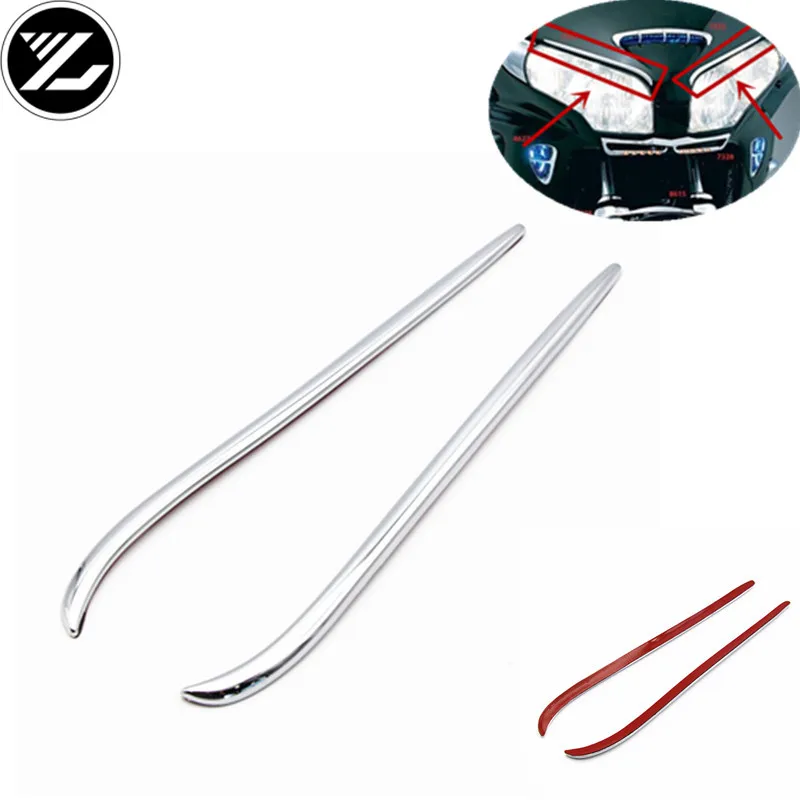 For HONDA Gold wing GL1800 modified headlight trim strip 2001-2011 shroud trim strip headlight plating decoration protection