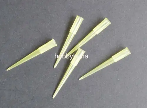 New 1000pcs  200ul  Ultra Micro Yellow pipette tips